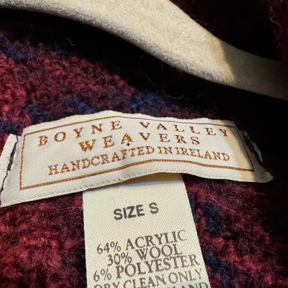 Women's Burgundy Cardigan